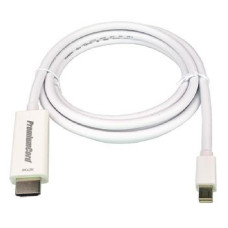 PremiumCord mini DisplayPort 1.2 na HDMI 2.0 kabel pro rozlišení 4Kx2K@60Hz, 1m