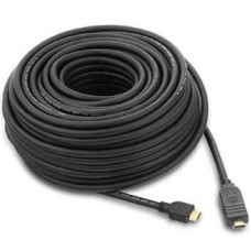 PremiumCord HDMI High Speed with Ether. kabel se zesilovačem, 15m, 3x stínění, M/M, zlacené konektory, černý