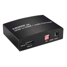 PremiumCord HDMI 4K Audio extractor s oddělením audia na stereo jack, SPDIF Toslink, RCA