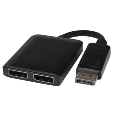 PremiumCord  adaptér DisplayPort  -  2x DisplayPort, rozšíření + zrcadlení obrazu, 4K*2K@30Hz