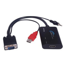 PremiumCord konvertor VGA+audio na HDMI