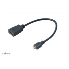 AKASA - HDMI na mikro HDMI adaptér - 25 cm