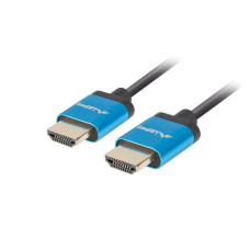 LANBERG HDMI M/M 2.0 kabel 0.5M 4K černý úzký