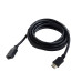 Kabel CABLEXPERT HDMI-HDMI 3m, 1.4, M/F stíněný, zlacené kontakty, prodlužovací, černý