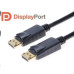 PremiumCord DisplayPort 1.2 přípojný kabel M/M, zlacené konektory, 5m
