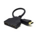 GEMBIRD HDMI splitter, pasivní, kabel, 2 cesty