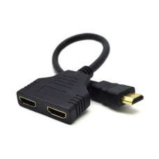 GEMBIRD HDMI splitter, pasivní, kabel, 2 cesty