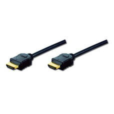 Digitus Připojovací kabel HDMI High Speed, typ A M/M, 5,0 m, Full HD 60p, zlatý, bl