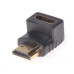 PremiumCord Adapter HDMI M/F zahnutý do pravého úhlu