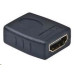 Kabel GEMBIRD red. HDMI na HDMI, F/F, zlacené kontakty, černá