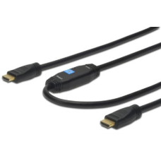 Digitus propojovací kabel s Aktivním zesílením HDMI High Speed Ethernet Ultra HD 24p,  15M