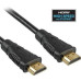 PremiumCord HDMI High Speed + Ethernet kabel, zlacené konektory, 2m