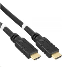 PremiumCord HDMI High Speed with Ether.4K@60Hz kabel se zesilovačem, 7m, 3x stínění, M/M, zlacené konektory