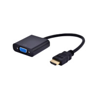 Gembird Adapter HDMI-A - VGA (M/F), černý