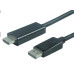 PremiumCord DisplayPort 1.2 na HDMI 2.0, 1m