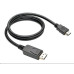 Kabel C-TECH DisplayPort/HDMI, 3m, černý