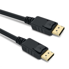 PremiumCord DisplayPort 1.4 přípojný kabel M/M, zlacené konektory, 1m