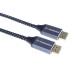 PremiumCord DisplayPort 1.4 přípojný kabel, kovové a zlacené konektory, 2m