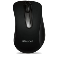 CANYON drátová USB myš s 3 tlačítky, 800 dpi, černá