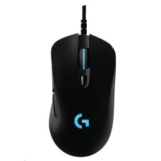 Logitech myš Gaming G403 Hero - 6 tlačítek/podsvícená/drátová/100 - 16 000 DPI/černá