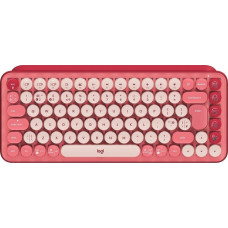 Logitech POP Keys Wireless Mechanical Keyboard With Emoji Keys - HEARTBREAKER_ROSE - US INT'L - INTNL