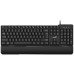 Genius KB-100XP, Klávesnice, drátová, ergo předložka, CZ+SK layout, USB, černá