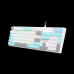 A4tech Bloody S510R ledově bílá mechanická herní klávesnice, USB, CZ