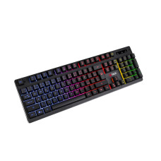 Polomechanická herní klávesnice C-TECH Iris (GKB-08), casual gaming, CZ/SK, duhové podsvícení, USB