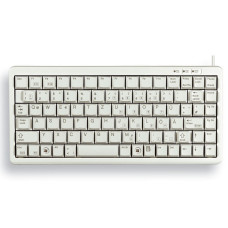 CHERRY klávesnice G84-4100 / lehká / mini/ drátová / USB 2.0 / bílá / EU layout