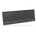 RAPOO klávesnice E9500M Multi-mode Wireless Ultra-slim Keyboard Black