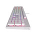 Genesis herní mechanická klávesnice THOR 303/RGB/Outemu Peach Silent/Drátová USB/US layout/Bílá