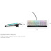 Dell Alienware  510K Low-profile RGB Mechanical Gaming Keyboard - AW510K (Lunar Light)