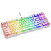 Endorfy herní klávesnice Thock TKL OWH Pudd.Khail  BL RGB /USB/ blue sw. / drátová / mechanická / US layout / bílá RGB