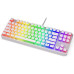 Endorfy herní klávesnice Thock TKL OWH Pudd.Khail  BL RGB /USB/ blue sw. / drátová / mechanická / US layout / bílá RGB