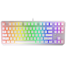 Endorfy herní klávesnice Thock TKL OWH Pudd.Khail RD RGB /USB/ red sw. / drátová / mechanická / US layout / bílá RGB