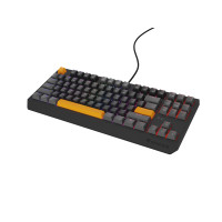 Genesis herní klávesnice THOR 230/TKL/RGB/Outemu Red/Drátová/US/Anchor/Drátová USB/US layout/Černá