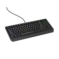 Genesis herní klávesnice THOR 230/TKL/RGB/Outemu Brown/Drátová/US/Čern/Drátová USB/US layout/Černá