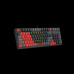 A4tech Bloody S98 Sports mechanická herní klávesnice,RGB podsvícení, Red Switch, USB, CZ, černá/červená