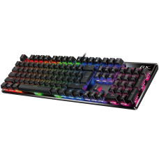 GENIUS GX GAMING Scorpion K12/ drátová/ mechanická/ Brown Switches/ RGB podsvícení/ Copilot/ USB/ černá/ CZ+SK layout