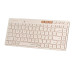 A4tech FStyler FBK26C AS, bezdrátová Dual mode Bluetooth+2,4G klávesnice, CZ, caffe latte