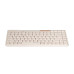 A4tech FStyler FBK26C AS, bezdrátová Dual mode Bluetooth+2,4G klávesnice, CZ, caffe latte