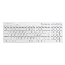 A4tech FStyler FBK27C AS, bezdrátová Dual mode Bluetooth+2,4G klávesnice, CZ, bílá