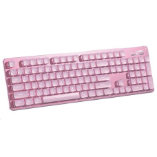 WG - Herní klávesnice podsvícena drátová / pink
