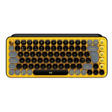 Logitech POP Keys Wireless Mechanical Keyboard With Emoji Keys - BLAST_YELLOW - US INT'L - INTNL