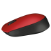 myš Logitech Wireless Mouse M171, červená