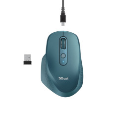 TRUST OZAA RECHARGEABLE S MOUSE BLUE