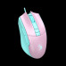A4tech BLOODY L65 Max, RGB podsvícená herní myš, 12000 DPI, USB, růžová