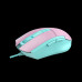 A4tech BLOODY L65 Max, RGB podsvícená herní myš, 12000 DPI, USB, růžová
