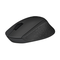 Logitech M280/Ergonomická/Optická/Pro praváky/1 000 DPI/Bezdrátová USB/Černá