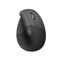 Logitech Lift Vertical Ergonomic Mouse - GRAPHITE / BLACK - 2.4GHZ/BT